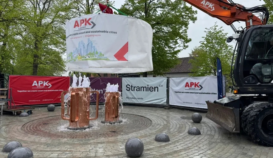 Restauratie Koperen Pottenfontein – Olen Centrum