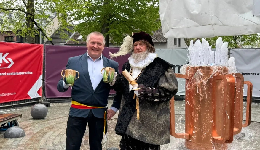 Restauratie Koperen Pottenfontein – Olen Centrum
