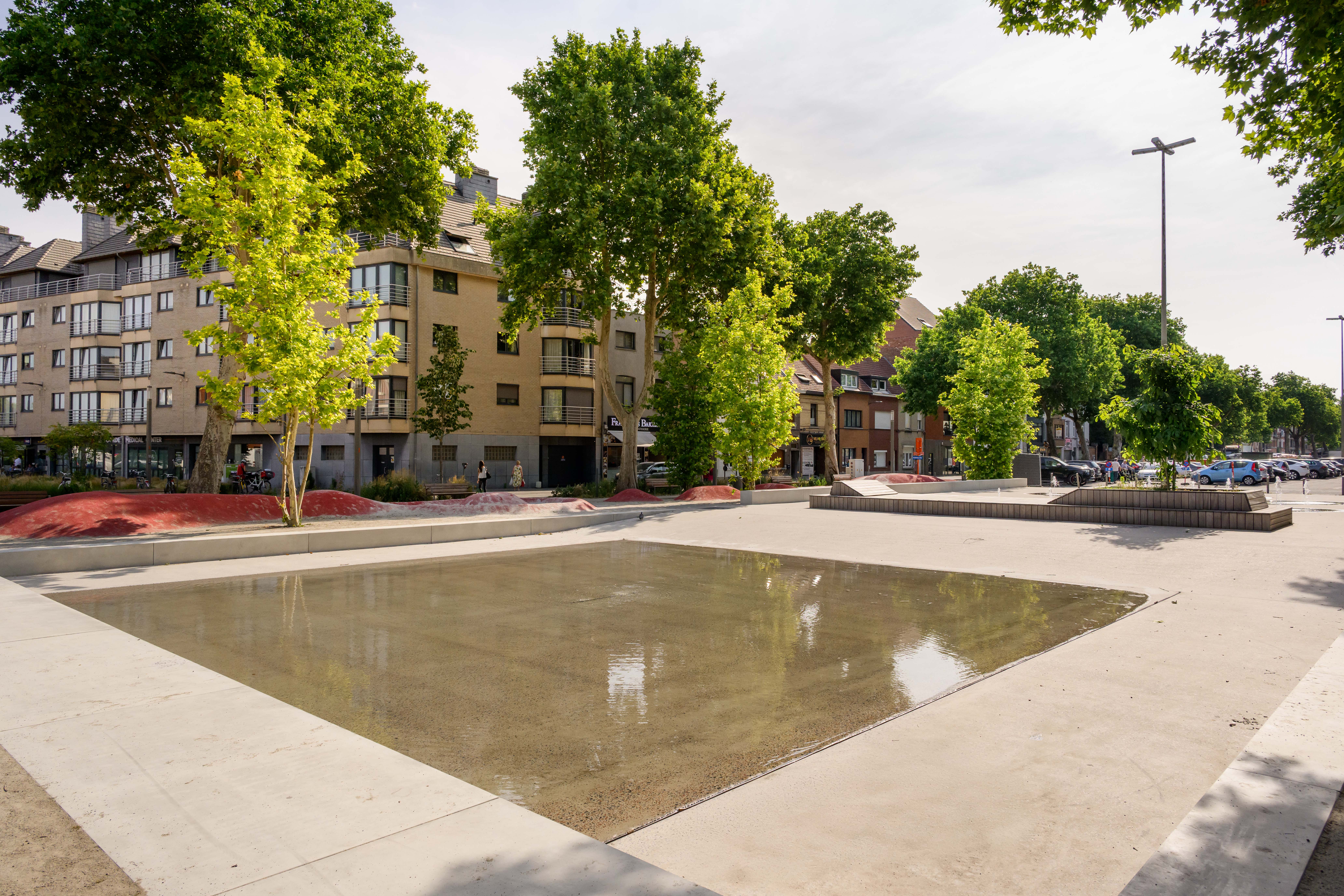 Waterpartij Rooseveltplein Vilvoorde